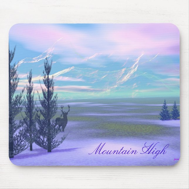 Mountain High Mouse Pad (Front)
