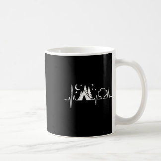 Mountain Hiker Heartbeat Travel Hiking Traveller M Coffee Mug
