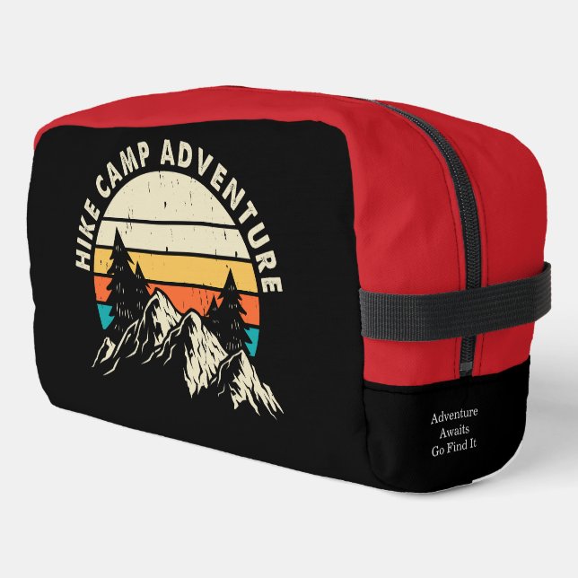 Mountain Hiking & Camping Adventure Dopp Kit (Left Corner)