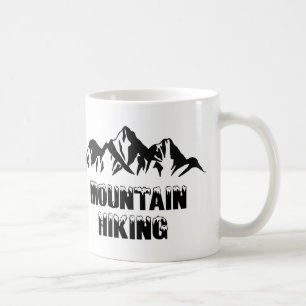 Mountain hiking coffee mug