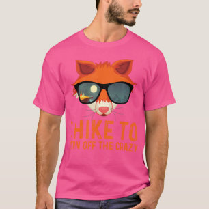 Mountain Hiking Fox Hiker Shirt I Hike To Burn Off