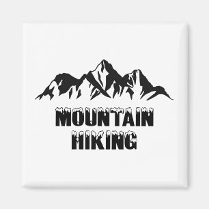 Mountain hiking magnet
