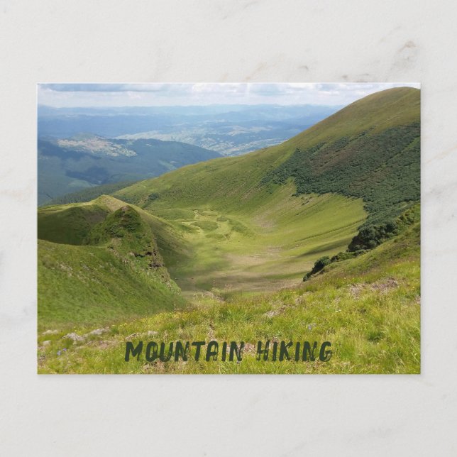Mountain Hiking/Mountain Landscape Postcard (Front)