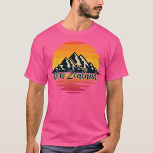 Mountain Hiking New Zealand T-Shirt