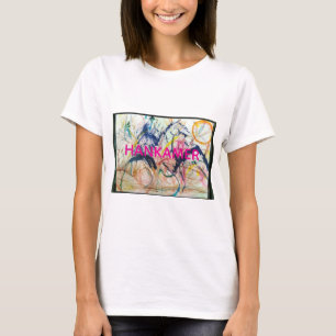 Mountain Horse Abstract Jeff Hankamer Artjunkhaus T-Shirt