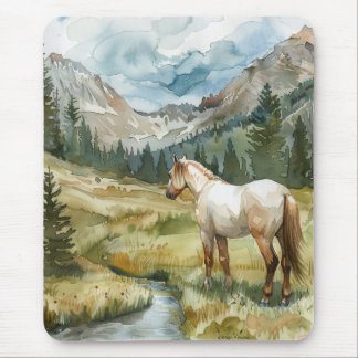 Mountain Horse Mouse Pad
