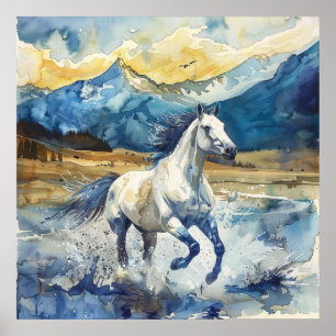 Mountain Horse Poster