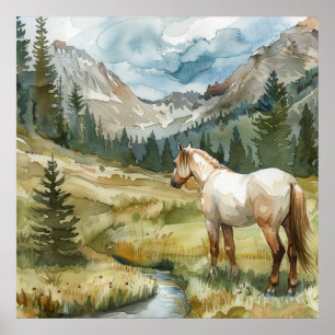 Mountain Horse Poster