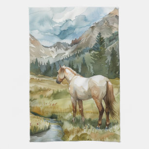 Mountain Horse Tea Towel