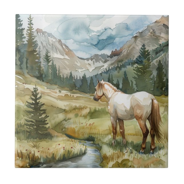 Mountain Horse Tile (Front)