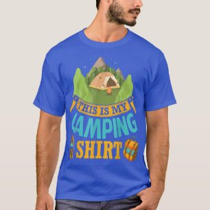 Mountain House Tree Bag Campfire Camper This Is My T-Shirt
