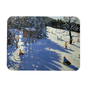 Mountain hut Morzine Magnet