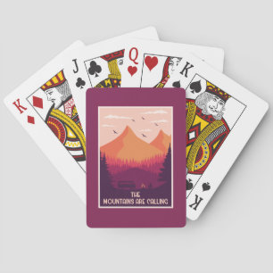 Mountain-Inspired Playing Cards