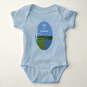 Mountain is calling baby bodysuit