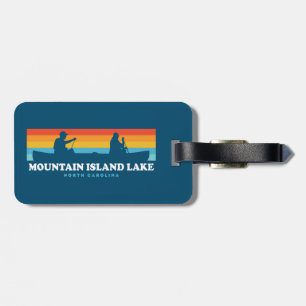Mountain Island Lake North Carolina Canoe Luggage Tag