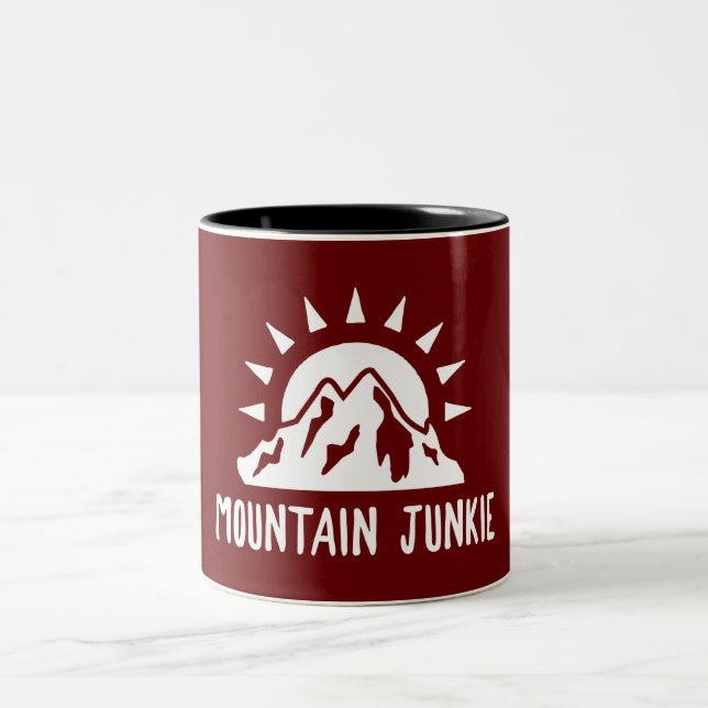 Mountain Junkie Two-Tone Coffee Mug (Center)