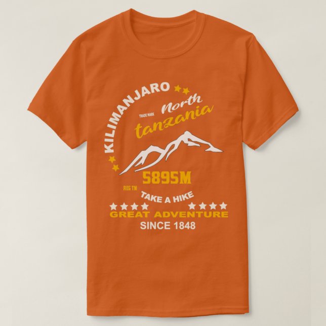 Mountain kilimanjaro  T-Shirt (Design Front)