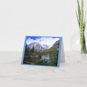 Mountain Lake 4"x5.6" Note Card