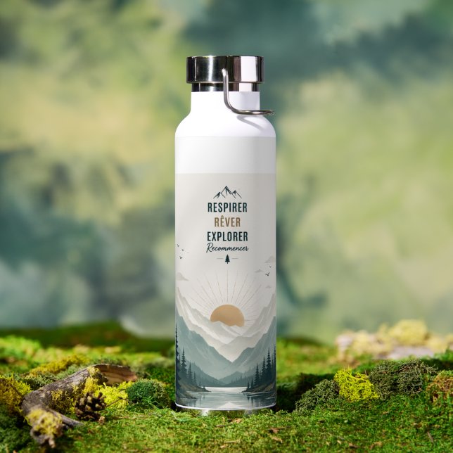 Mountain Lake Adventure Water Bottle (Outdoor (Rotated))