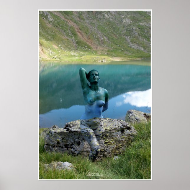 Mountain Lake by Johannes Stötter Poster (Front)