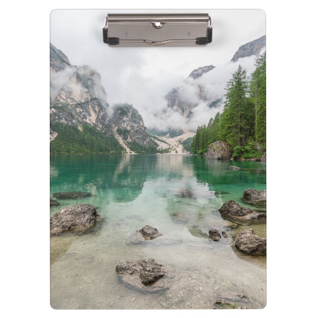 Mountain Lake Clouds Clipboard (Front)