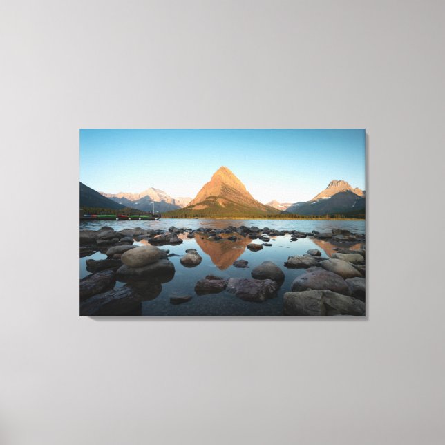 Mountain Lake | Glacier National Park Canvas Print (Front)