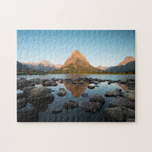 Mountain Lake Glacier National Park Jigsaw Puzzle