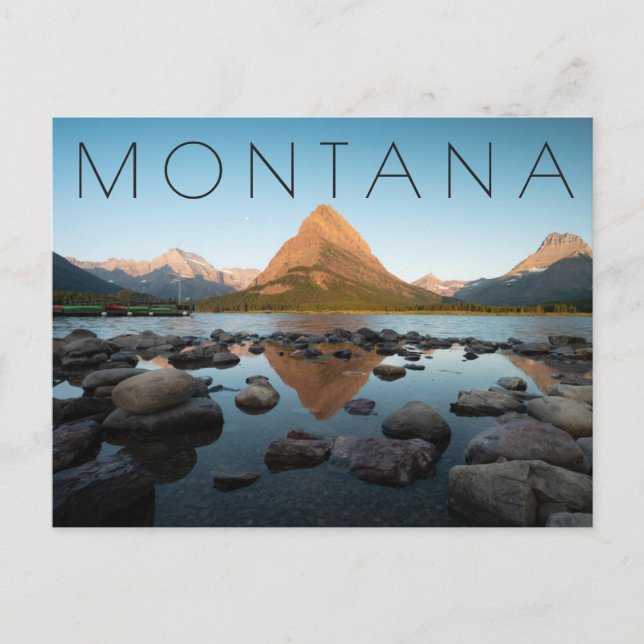 Mountain Lake | Glacier National Park Postcard (Front)