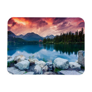 Mountain lake in National Park High Tatra 2 Magnet