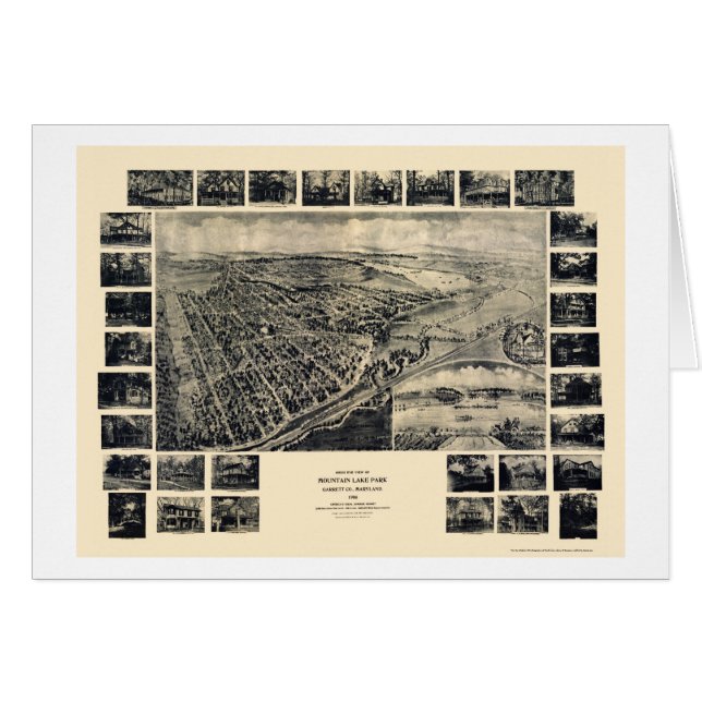 Mountain Lake Park, MD Panoramic Map - 1906 (Front Horizontal)