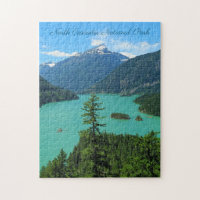 Mountain Lake Scenery in North Cascades WA