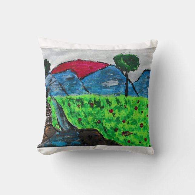 Mountain Landscape  Cushion (Front)