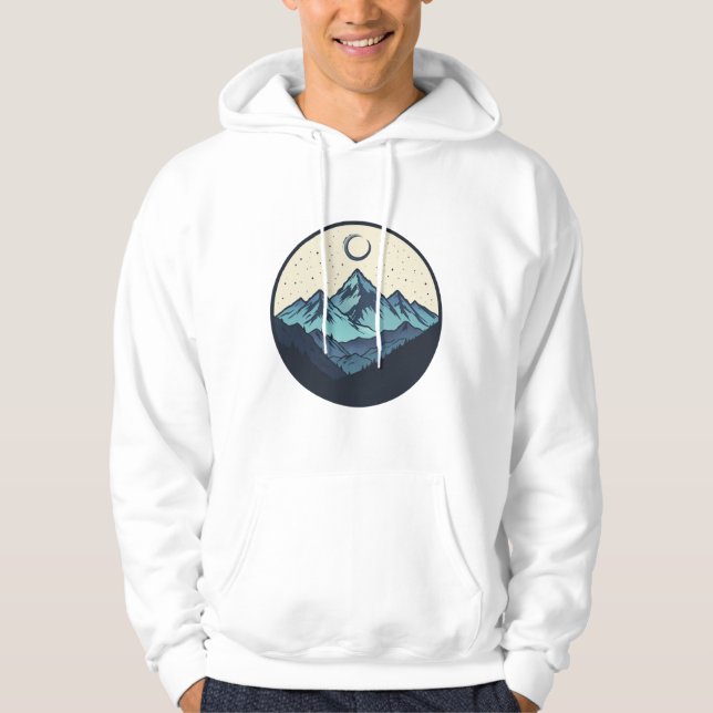 Mountain landscape hoodie (Front)