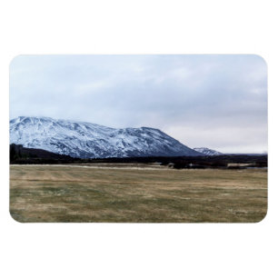 Mountain landscape in Iceland Magnet