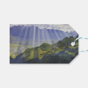 Mountain Landscape in Switzerland (Serebriakova) Gift Tags