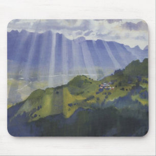 Mountain Landscape in Switzerland (Serebriakova) Mouse Pad