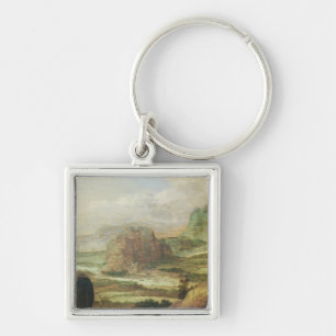 Mountain Landscape Key Ring