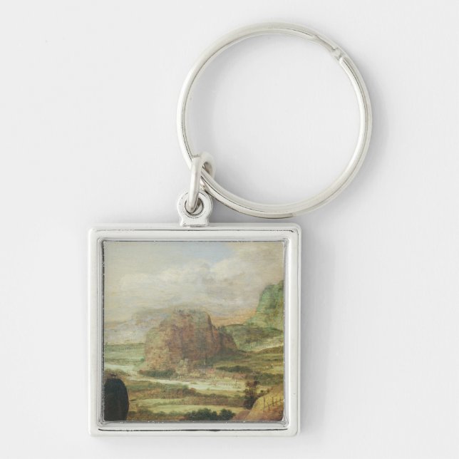 Mountain Landscape Key Ring (Front)