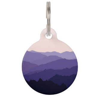 Mountain Landscape Pet ID Tag