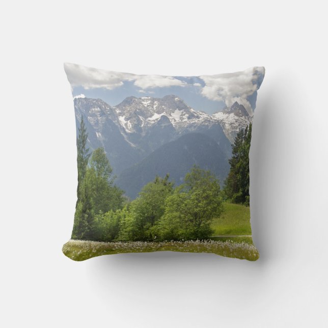 Mountain Landscape Pillow Austria Photo Print (Front)