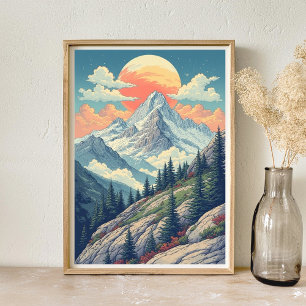 Mountain Landscape Poster