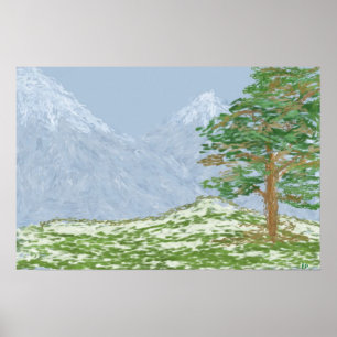 Mountain Landscape Poster