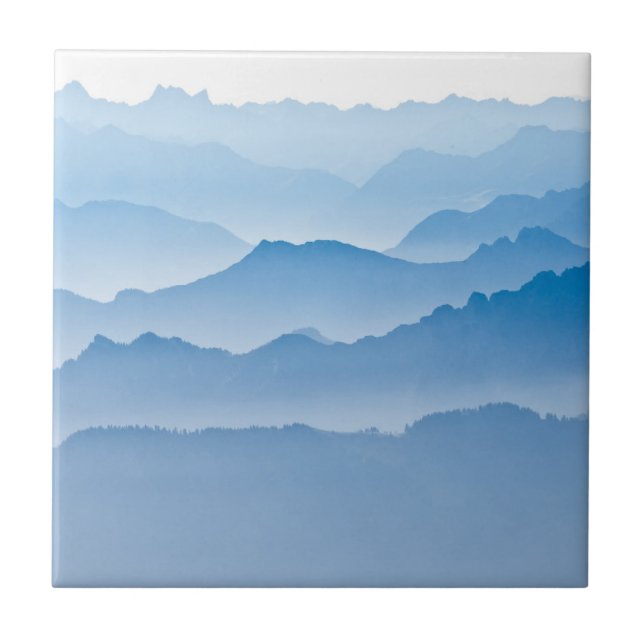 Mountain Landscape | Switzerland Tile (Front)
