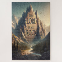 Mountain Landscape THE LORD IS MY ROCK PSALM 18:2