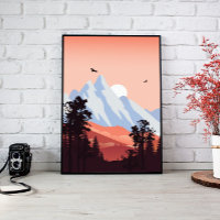 Mountain Landscape Wall Art