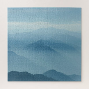 Mountain Layers: Scenic Abstract Jigsaw Puzzle