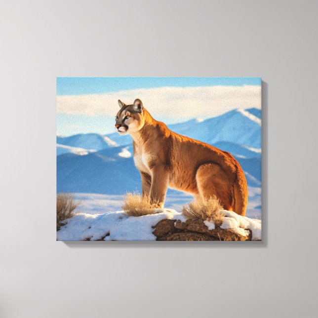   Mountain Lion Canvas Art (Front)