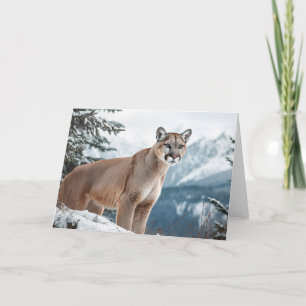 Mountain Lion Greeting Card