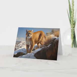 Mountain Lion Greeting Card