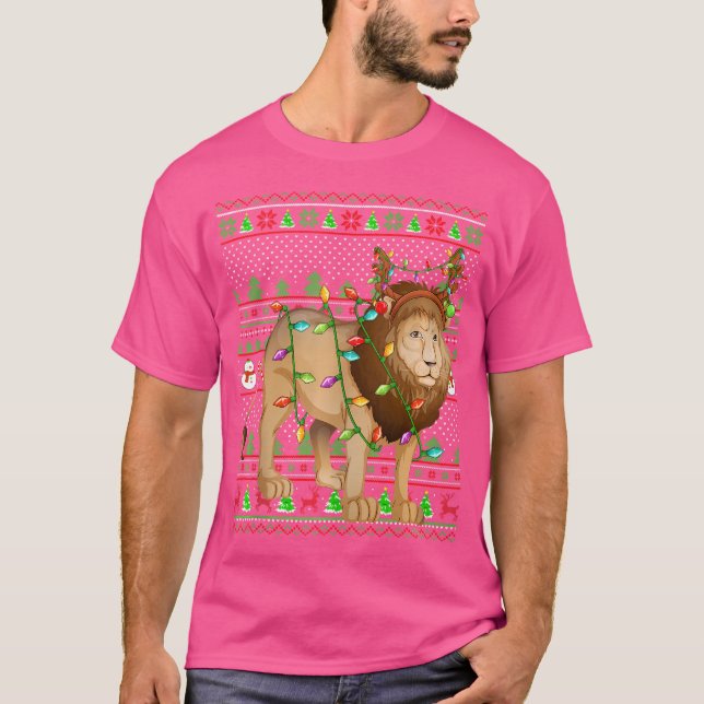 Mountain Lion Lover Matching Ugly Mountain Lion Ch T-Shirt (Front)